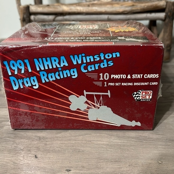 VINTAGE FACTORY SEALED 1991 NHRA WINSTON DRAG RACING PRO SET CARDS 36 WAX PACKS - Picture 2 of 10